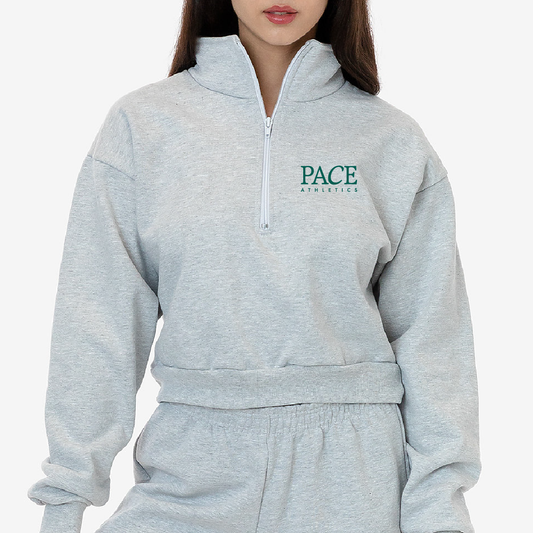 **PRE ORDER ONLY** Women's Cropped Half-Zip Fleece